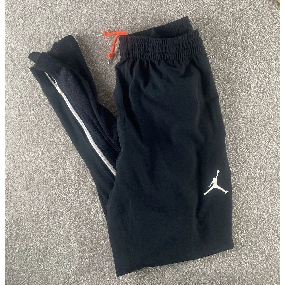 Air Jordan Dri Fit Performance Adjustable Track Pants Mens L 32x34 Active Gym